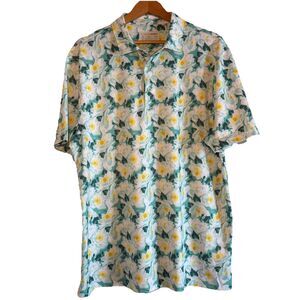 Bermuda Sands Golf Leaf Men’s Size Large Short Sleeve Performance Polo Shirt
